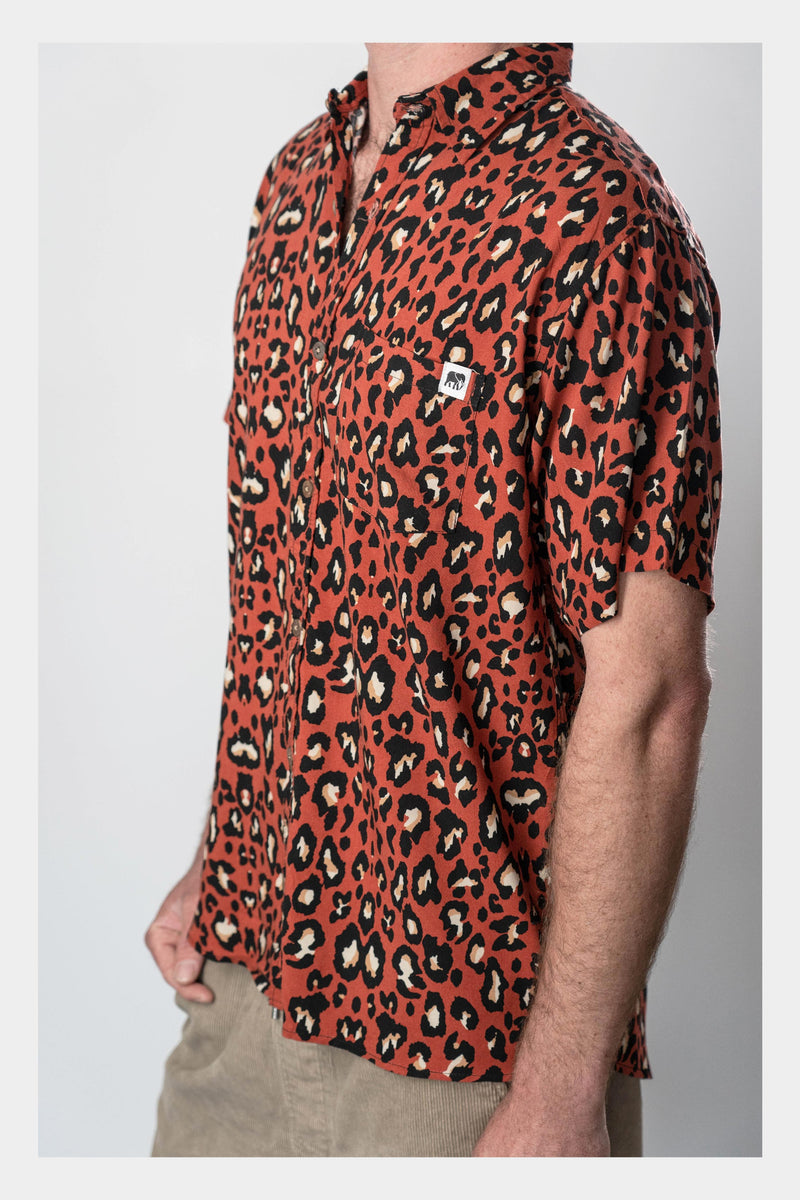 Red Animal Print Shirt