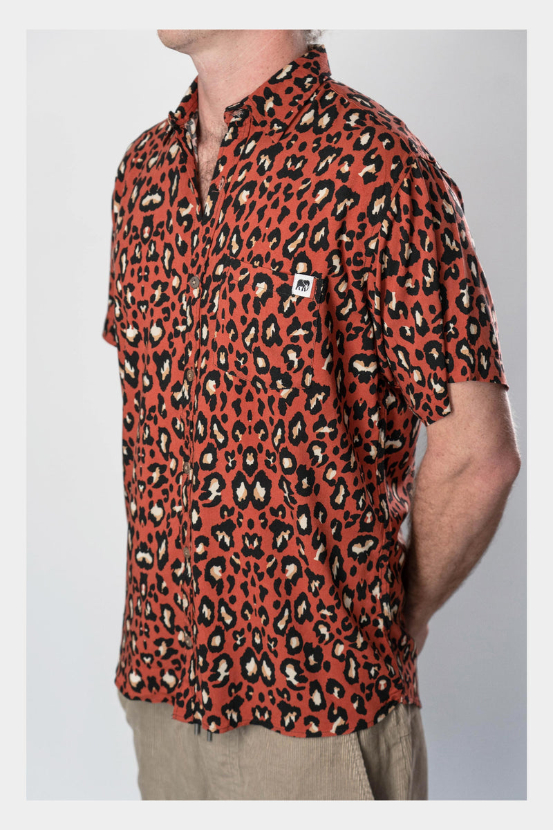 Red Animal Print Shirt