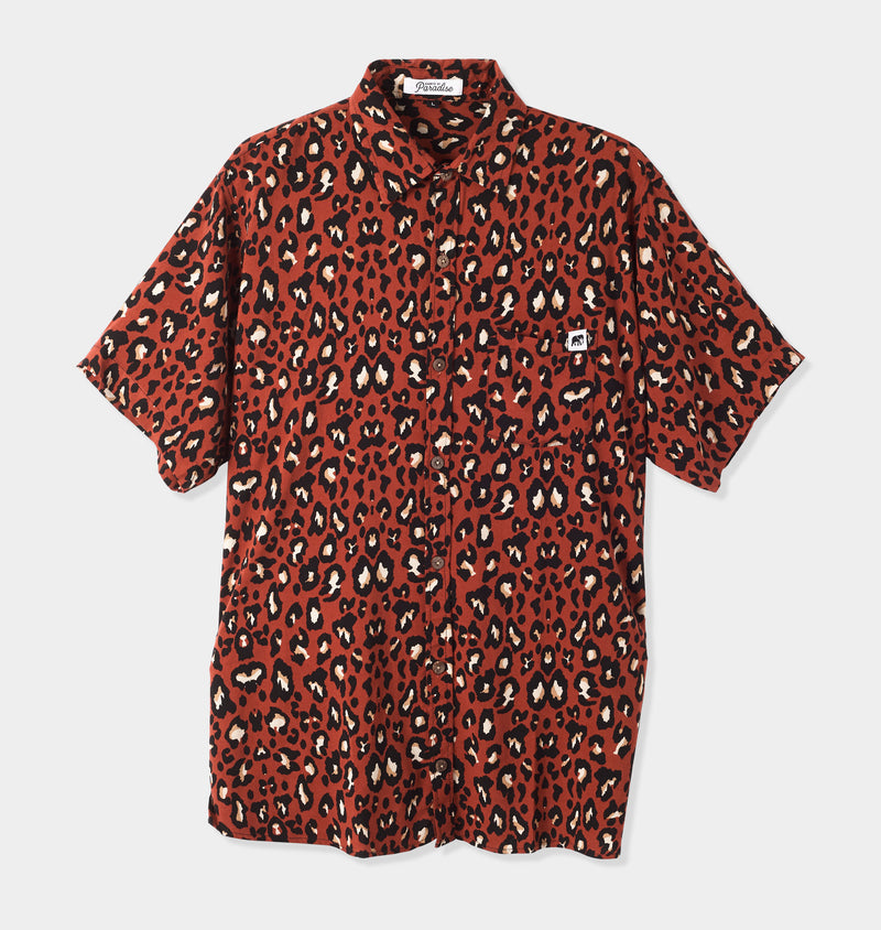 Red Animal Print Shirt