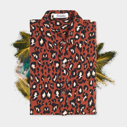 Red Animal Print Shirt