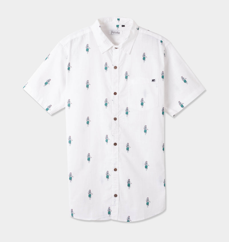 Linen Aloha Short Sleeve Shirt